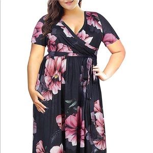 BRAND NEW NEVER WORN empire waist maxi dress